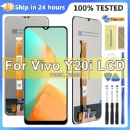 6.51" For VIVO Y20 V2029 / Y20i V2027 V2032 LCD Display Touch Screen With Frame Digitizer Assembly F
