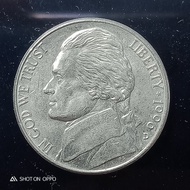 Koin Amerika 5 Cent Tahun 1996 D Liberty - FC02 Murah