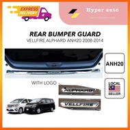 Toyota Alphard / Vellfire anh20 Rear Bonnet Chrome Lining ANH20 AGH20 AH20 accessories