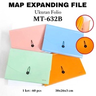 Expanding File Folio F4 MICROTOP MT-632 B | Akrapovic Harmonica Document Folder File Folder (38 x 26
