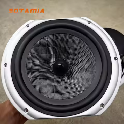 SOTAMIA 1PCS 8 Inch Mid Woofer 8 Ohm 120 Watt Aluminum Frame Glass Fiber Braided Basin High End Audi