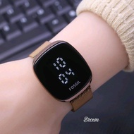 Promo Jam Tangan Wanita Anti Air Led Touchscreen Fossil F2674 Rantai Pasir Magnet Free Box