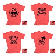 Baju Jersey Family Day - Neon Peach