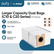 Eufy by Anker Large Capacity Dust Bags 6 Packs, for eufy Auto-Empty C10 and C20 Omni RoboVac