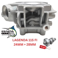 ESPADA RACING HEAD 24MM 28MM HEAD RACING 24MM 28MM YAMAHA SRL115 FI SRL 115 FI LAGENDA 115FI LAGENDA