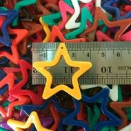 Round triangle love star earrings variations (88 grams)