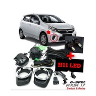 Perodua Axia G Spec 2017-2018 OEM Fog Lamp Spotlight BUMPER LAMPU foglamp