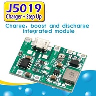 J5019 Modul 2in1 Charger Baterai Lion 18650 TP4056 Step up Regulator A