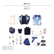 ชุดคอสเพลย์ Genshin Influence รุ่น Furina และ Black Furina เทพเจ้าน้ำ สำหรับผู้หญิง ชุดแต่งกายจากเกม