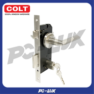 COLT มือจับก้านโยกเพลทห้องทั่วไปสเตนเลส304 Mortise  รุ่น C1K01-S02-049 SS (R+L) Single ขนาด 45x85 มม