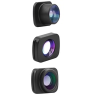 3-In-1 Wide Angle Macro Fisheye Lens Camera Kit for DJI Osmo Pocket/2 Vlog Pocket Handheld Gimbal Lenses Accessories