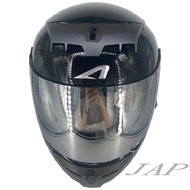 ASTONE GTR Carbon Fiber Helmet Dedicated Electroplating Silver Original Factory Lens Scratch-Resista