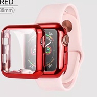 Premium Soft Case For Apple watch watch 3 4 5 6 Front PC Electroplating TPU..