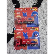 lori eco mamee merah (set of box truck & prime mover)