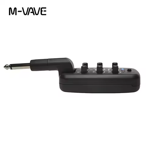 M-VAVE MINI-X Headphone Amplifier Guitar Bass Effects Portable Rechargeable Plug-In Amp Built-in 9 D