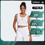 adidas ไลฟ์สไตล์ เสื้อกล้ามผ้าฝ้าย Essentials Small Logo Lifestyle ผู้หญิง สีขาว JD0545