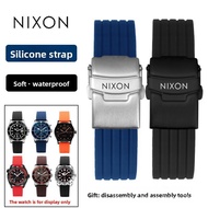 18mm-24mm Strap Suitable For Orient/Oriental Double Lion Sports Rubber Safety Buckle Watch Strap Men