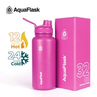 Aquaflask (32oz) SORBET PINK Vacuum Insulated Drinking Water Bottle Aqua Flask