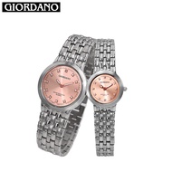 Giordano Classic Ultra-Thin All Stainless Steel Couple Watch 3213
