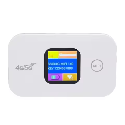 300Mbps 4G Mobile Hotspot LED Display Portable SIM Slot Connect Up to 10 Devices Portable WiFi Hotsp
