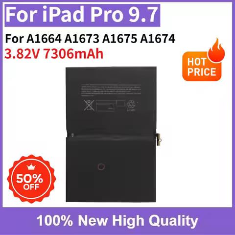 Fast Shipping 3.82V 7306mAh Tablet Battery for iPad Pro 9.7 A1664 A1673 A1675 A1674 High Capacity