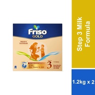 Friso Gold Step 3 (1.2kg / 3.6kg Value Pack) Milk Powder | Susu Penghadaman Lembut Anak 1-3 Tahun [E