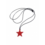MERAH Red star necklace red star necklace y2k necklace