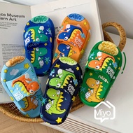 Children's Sandals/Fashion Cool DINO Cartoon Pattern Soft Sole Comfortable To Wear Selipar Budak Lel