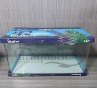 AQUARIUM BENDING IGLASS 800 KANDILA 127L 80X40X40 CM 127 LITER KACA