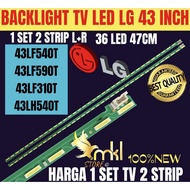Backlight LED TV LG 43 INCH 43LF540T-43LF590T-43LF310T-43LH540T