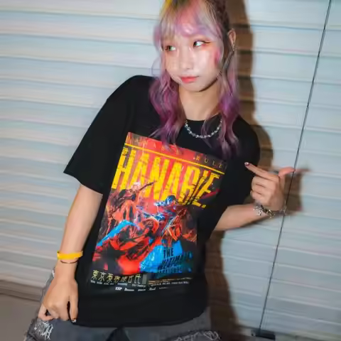 NEW Hanabie 10th anniversary T-shirt Size XL Black