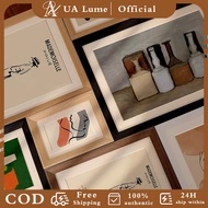 UA Decor | Art Photo Frame A4/A3/4R/5R/6R/8R Minimalist Modern Graduation Picture Frame Home Decor
