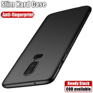 For OnePlus 6 A6000 A6003 Slim Fit Sturdy Hard Plastic Non-Slip Matte Finish Grip Coating Anti-scratch Case