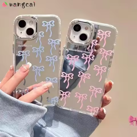 ins Style Bow Tie Phone Case For Realme GT 8 7 5 Pro 3 Neo 8 7X 7 6 5 SE 240W V70 V23 V23i P4 Lite P