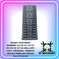 Yamaha Original Front Footrest Rubber 135LC V1-V8 / Lagenda FI (5LL-F7413-00) - Getah Pemijak Kaki D