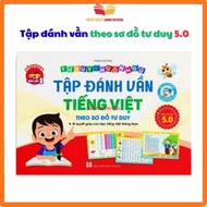Book - Vietnamese Spelling Practice according to mind maps - New version 5.0 scan QR code
