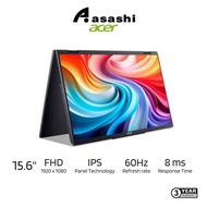 Acer PD163Q 15.6" IPS 8ms Portable Dual Screen Monitor (2 Type-C, 1 Mini HDMI, Speaker + Audio out,V