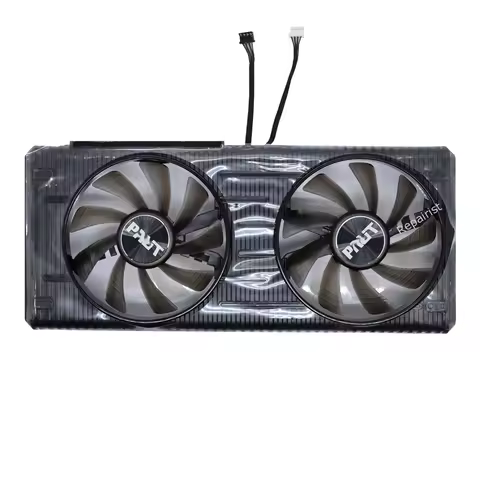 GPU VGA Cooler With Shell,Graphics Card Fans For Palit RTX 3060 3060Ti Dual OC V1,For Palit RTX 3050
