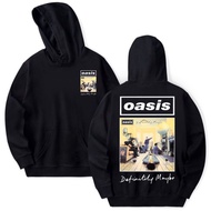 JAKET HOODIE OASIS - DEFINITELY MAYBE JAKET HOODIE oasis / kaos band / dont look back in anger