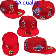 AA quality 59FIFTY Newera Prestige Los Angeles Angels MLB red eye-catching cap