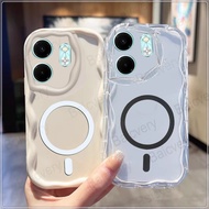 For Infinix Smart 9 Infinix Hot 50i Back Cover TPU Silicone Case Support Magnetic Wireless Charger