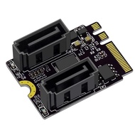 NEWEST - M.2 (a+E Key) to 2-Port SATA3.00 Expansion Card Key a+E Wifi M.2 to SATA Adapter