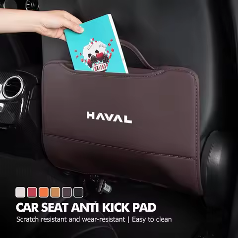 For Haval Car Seat Back Protection Anti-Kick Pad Rear Seat Storage Bag H6 Jolion H9 F7X Dargo H1 H2S
