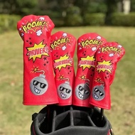 1pc Creative Pattern Golf Club Headcover, Golf Club Covers For Driver, Fairway Wood, Hybrid T9S7