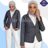 Baju Blazer Wanita Semi Jas Kerja Kantor Cewe Polos One set Jaket Blezer Cewek Pakaian Formal Kantor