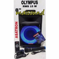 SPEAKER PORTABLE ASATRON OLYMPUS 8 INCH ASATRON 8 INCH MIC WIRELESS