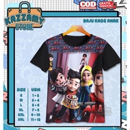 3D Anime Ejen Ali 9 Kids T-Shirt - 3D Kids Game T-Shirt Cute T-Shirt | Kazzamy