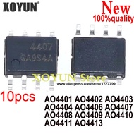 (10piece) AO4401 AO4402 AO4403 AO4404 AO4406 AO4407 AO4408 AO4409 AO4410 AO4411 AO4413 sop-8 chip ic