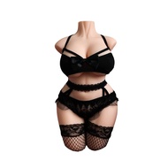 Sex Doll Male Masturbator with Female Realistic Sex Torso,3 in 1 Toy with Scaled-Down Big Boobs Adul