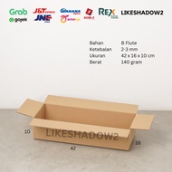 Packing Box/ 42x16x10 cm/ 42 x 16 x 10 cm / Online Shop Box/ Packaging Box/ B Flute